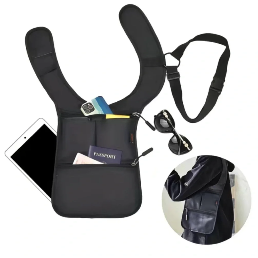 Travel Bag Anti-theft Pocket FBI Portable